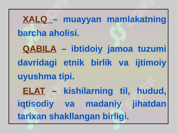 O’zbek  xalqining etnik  shakllanishi. 7
