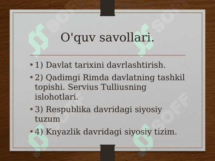 Qadimgi Rim davlati 2