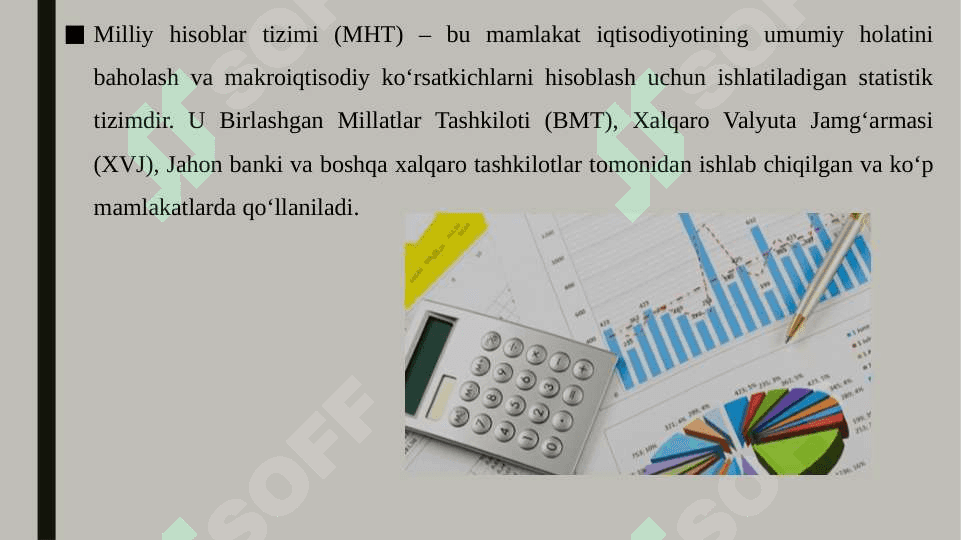 Milliy hisoblar tizimi. Asosiy Makroiqtisodiy Ko'rsatkichlar tahlili 3
