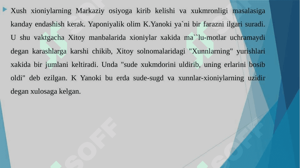 O'RTA OSIYONING ILK O'RTA ASRLARDAGI TARIXIY GEOGRAFIYASI, ILK O'RTA ASRLARDA MAHALLIY HOKIMLIKLAR TARIXIY GEOGRAFIK TAVSIFI 8