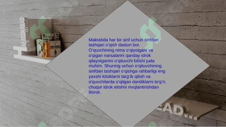 BOʻLAJAK O'QITUVCHILARNI SINFDAN TASHQARI.        ISHLARNI TASHKIL ETISHGA YO’NALTIRIRISH 3
