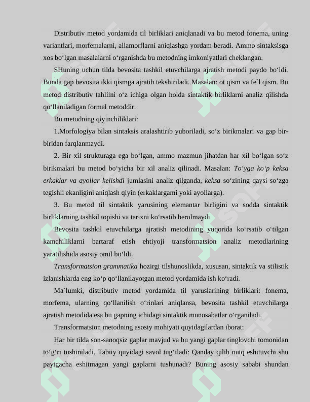 O'zbak tilining grammatik kategoriyalari 4