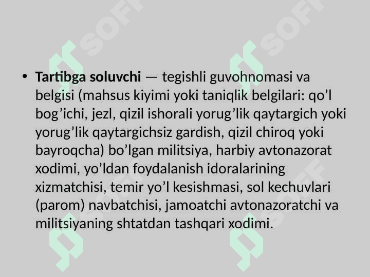 TEMIR YO'L KESISHMALARI ORQALI XARAKATLANISH  OCHIQ DARS ISHLANMASI 7