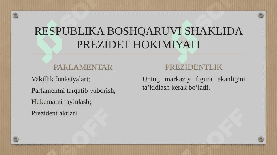 Ijro etuvchi hokimiyat 4