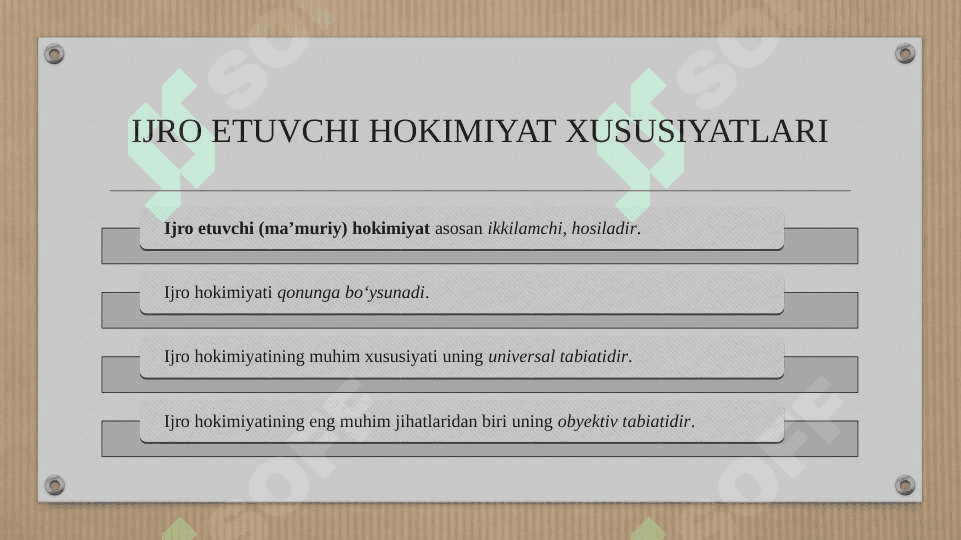 Ijro etuvchi hokimiyat 7