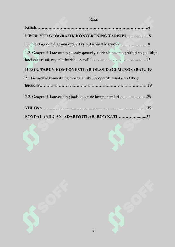 Geografik konvert 5