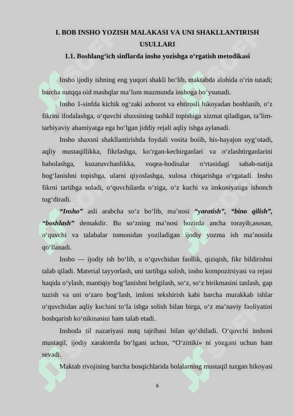 Yozma ishlardagi xatolar va ularni bartaraf etish usullari 6