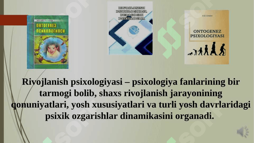 Inson psixikasinimg ontogenezda rivojlanishi 4