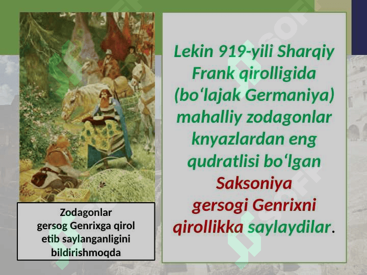 Muqaddas Rim imperiyasining tashkil topishi. 3