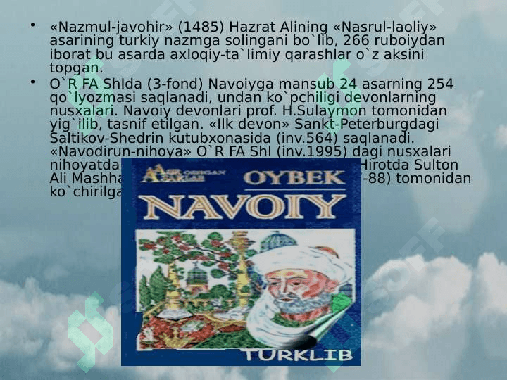 taqdimot Alisher Navoiy 6