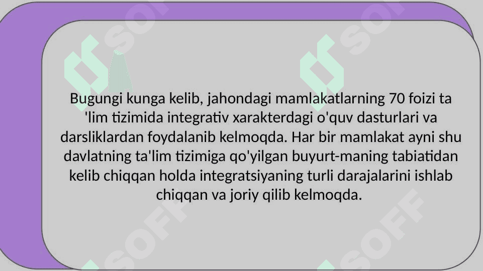 Integratsiyalashgan taʼlimni amaliyotga tadbiq etish boʻyicha turli guruhlarga mansub respondentlarning fikrlarini aniqlashga qaratilgan sotsiologik tadqiqotlar.pptx 3