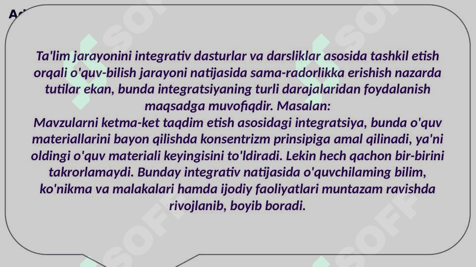 Integratsiyalashgan taʼlimni amaliyotga tadbiq etish boʻyicha turli guruhlarga mansub respondentlarning fikrlarini aniqlashga qaratilgan sotsiologik tadqiqotlar.pptx 4