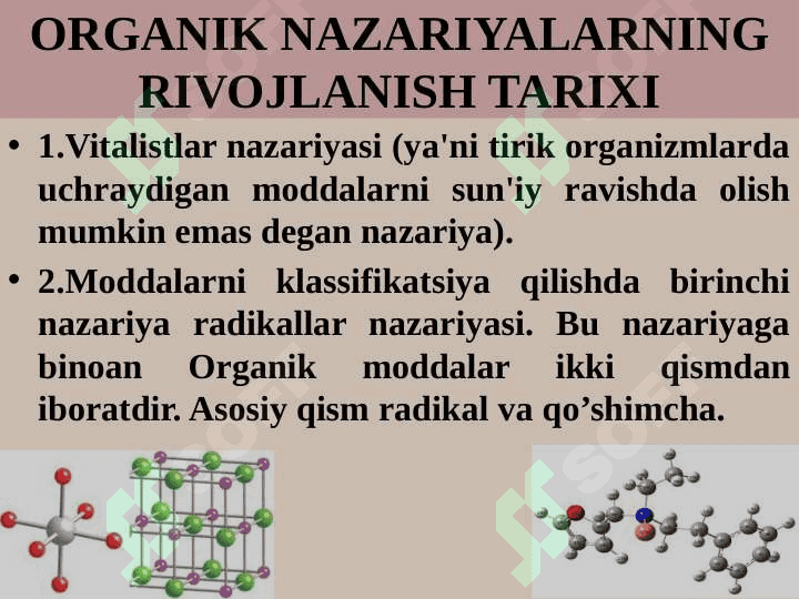 Organik kimyoning asosiy tushunchalari 8