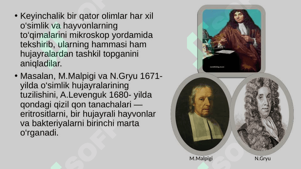 Hujayrani o‘rganish tarixi va hujayra nazariyasi 3