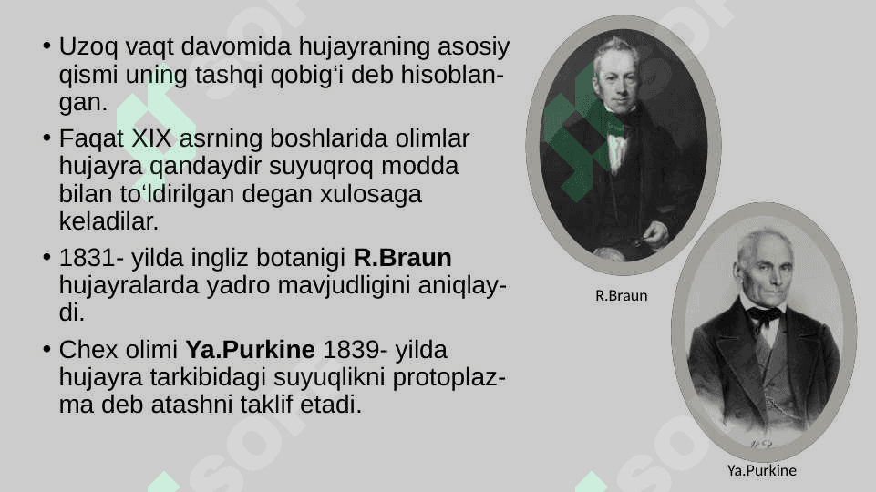 Hujayrani o‘rganish tarixi va hujayra nazariyasi 4