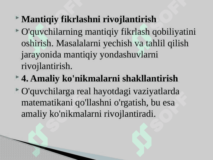 Boshlang’ich sinflarda matematikadan sinfdan tashqari ishlar faniga kirish.Boshlang’ich sinflarda matematikadan sinfdan tashqari ishlarni tashkil etishning maqsad va vazifalari.Boshlang’ich sinfda matematikadan sinfdan tashqari ishni tashkil qilish turlari. 8