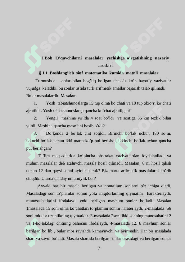 MASALA YECHISHGA O'RGATISH BOSQICHLARI VA UNING MANTIQIY ASOSI 6
