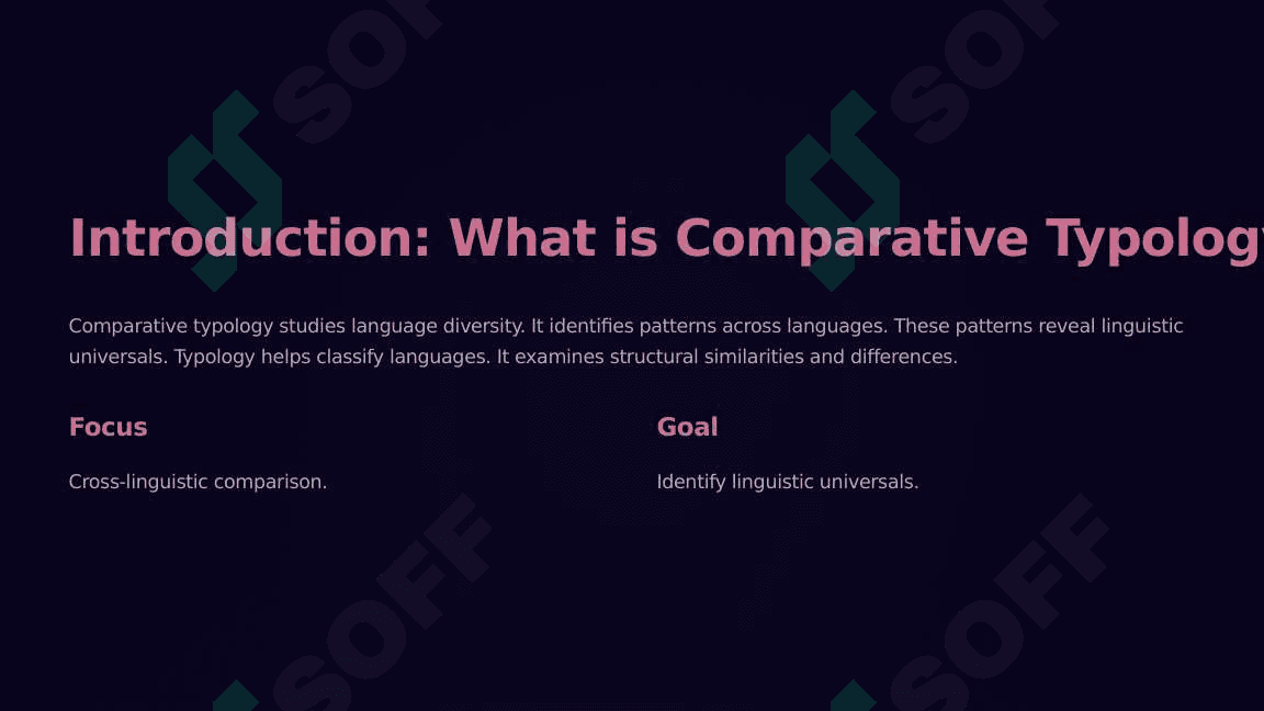 Directions of comparative typology related to language expression and content 3