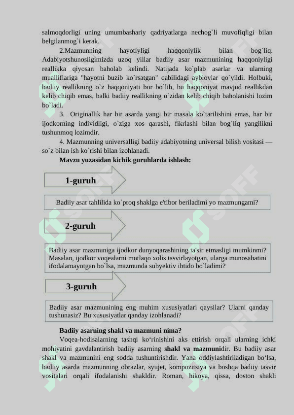 BADIIY ASAR MATNI TAHLILI 2