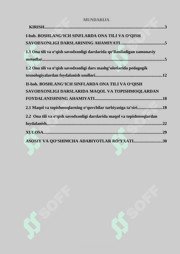 Boshlang‘ich sinflarda ona tili va o‘qish savodxonligi darslarida maqol va topishmoqlardan foydalanish 2