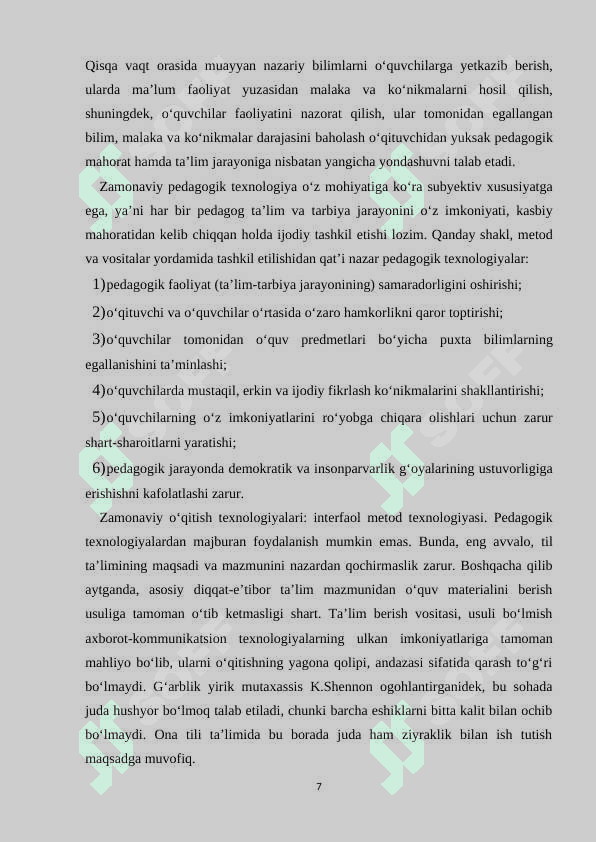 Boshlang‘ich sinflarda ona tili va o‘qish savodxonligi darslarida maqol va topishmoqlardan foydalanish 7