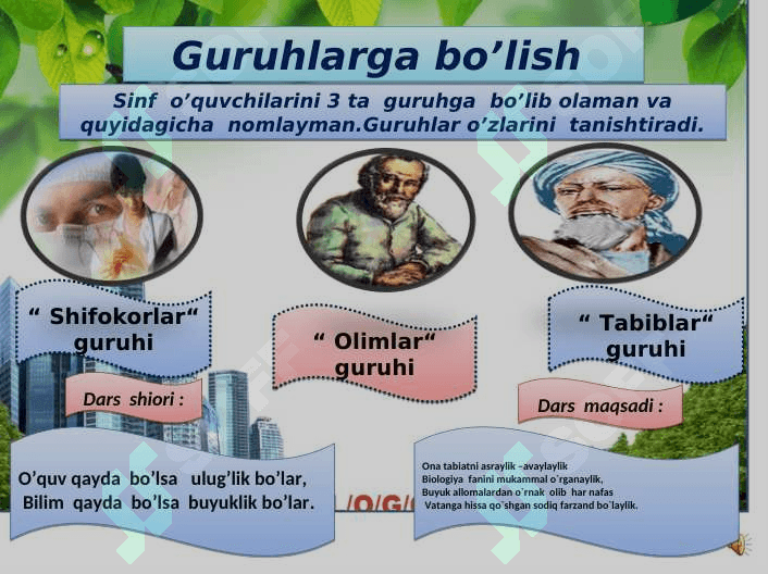 Nafas olish  organlarining tuzilishi. 5