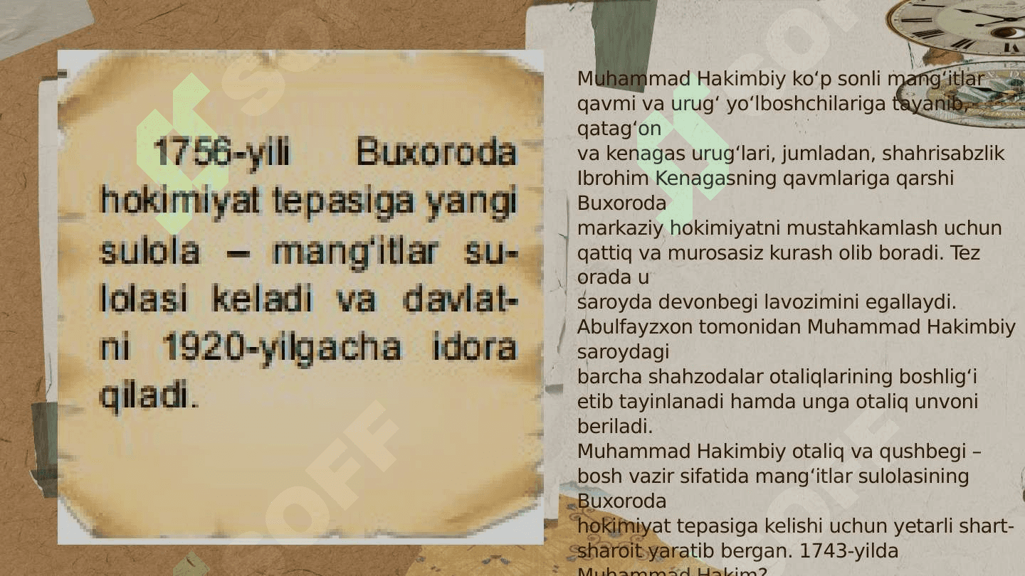 Mang'itlar boshqaruvi davri 4