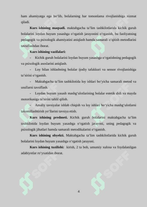Kichik guruh bolalarini loydan buyum yasashga o‘rgatish 3