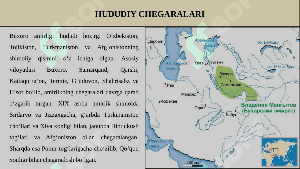 BUXORO AMIRLIGINING TARIXIY GEOGRAFIYASI 4