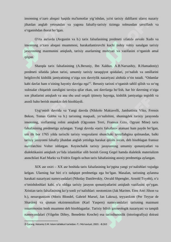 Jamiyat taraqqiyotida tarixning mazmuni yo‘nalishlari va konsepsiyalari 4