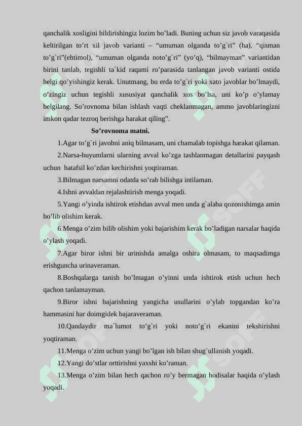Qobiliyatni psixodiagnostika qilishQobiliyatni psixodiagnostika qilish 5