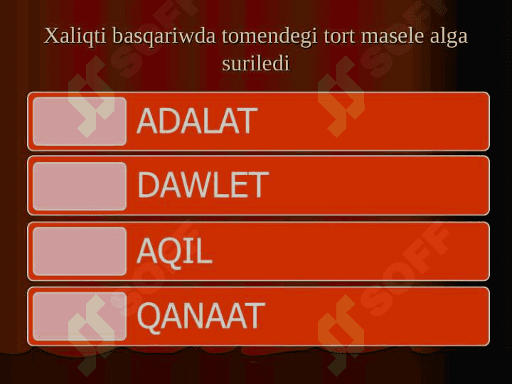 Yusuf Has Hajib ham onin turkiy xaliqlarda tutqan orni 8