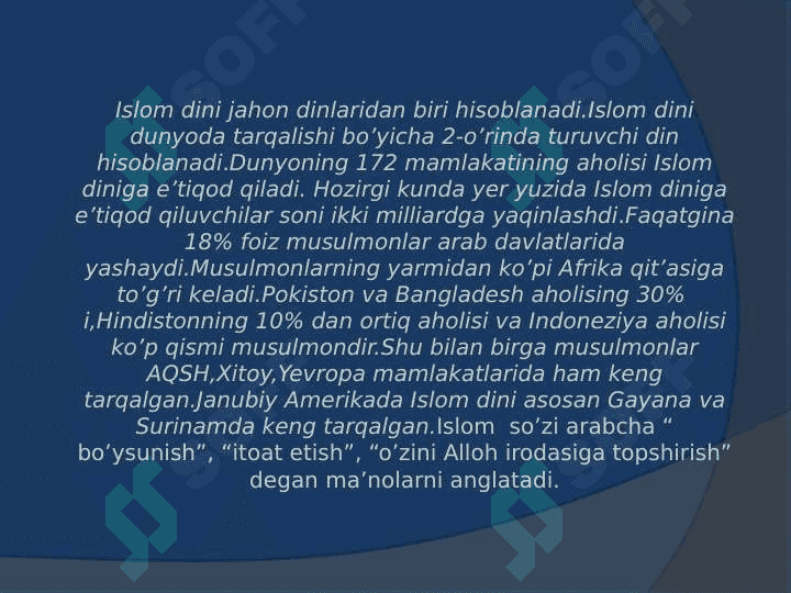 Islom ta'limoti asoslari 3