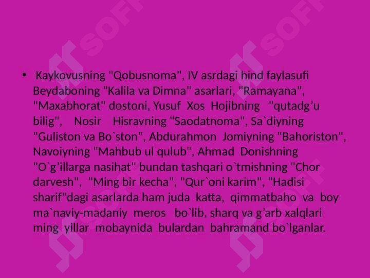 DUNYOQARASH VA UNING TARIXIY TURLARI 5