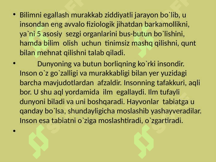 DUNYOQARASH VA UNING TARIXIY TURLARI 7