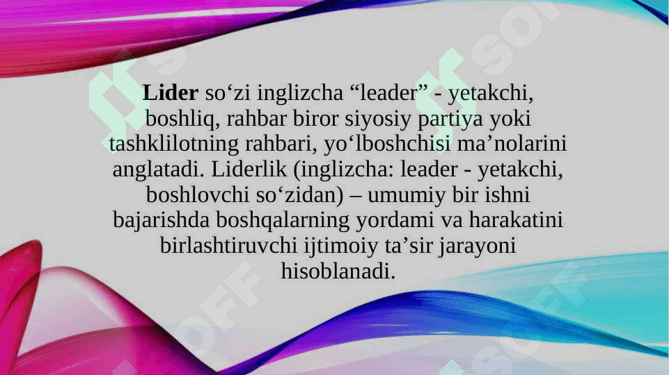 Lider va tashkilotchi yoshlarni ijtimoiy-pedagogik qo’llab-quvvatlash printsiplari 3