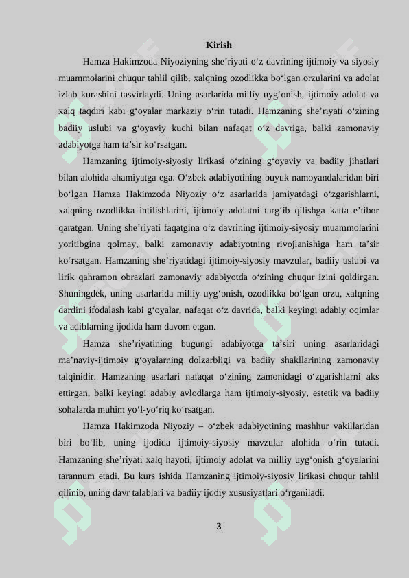 Hamzaning ijtimoiy-siyosiy lirikasi 3