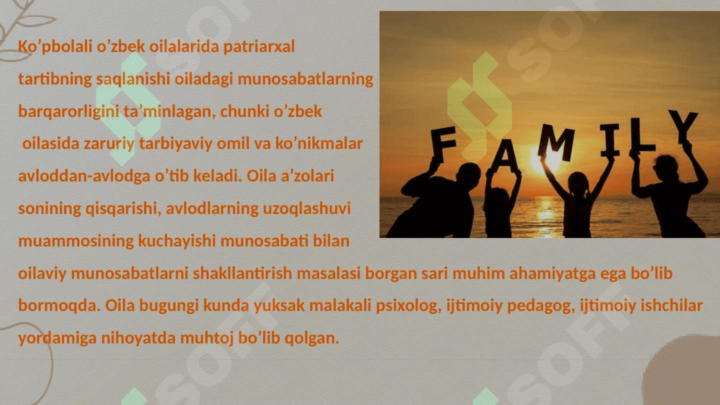 "Oilada olib boriladigan ijtimoiy-pedagogik faoliyat" 3