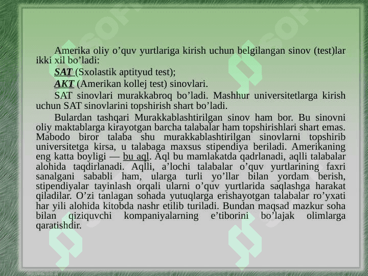 Rivojlangan xorijiy davlatlarda ta’lim tizimi 5