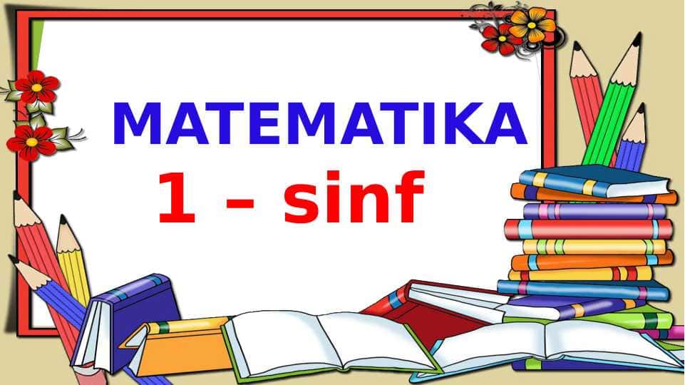 1-sinf matematika  uzunlik santimetr 1