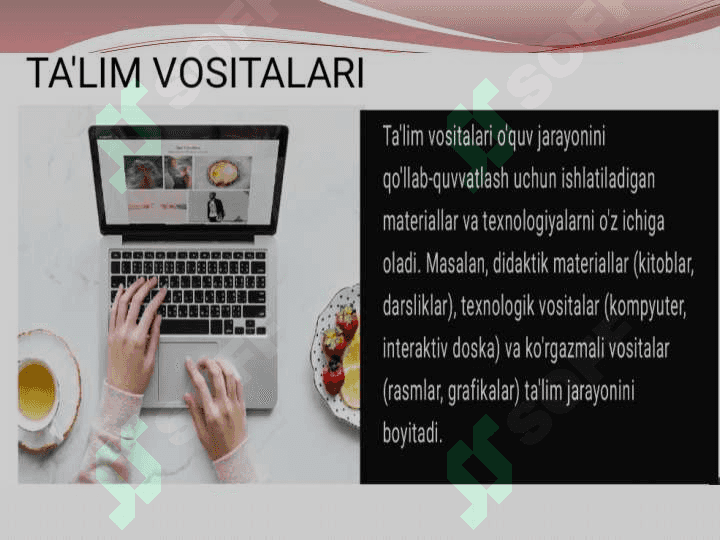 Ta'lim shakllari, metodi va vositalari tasnifi 4