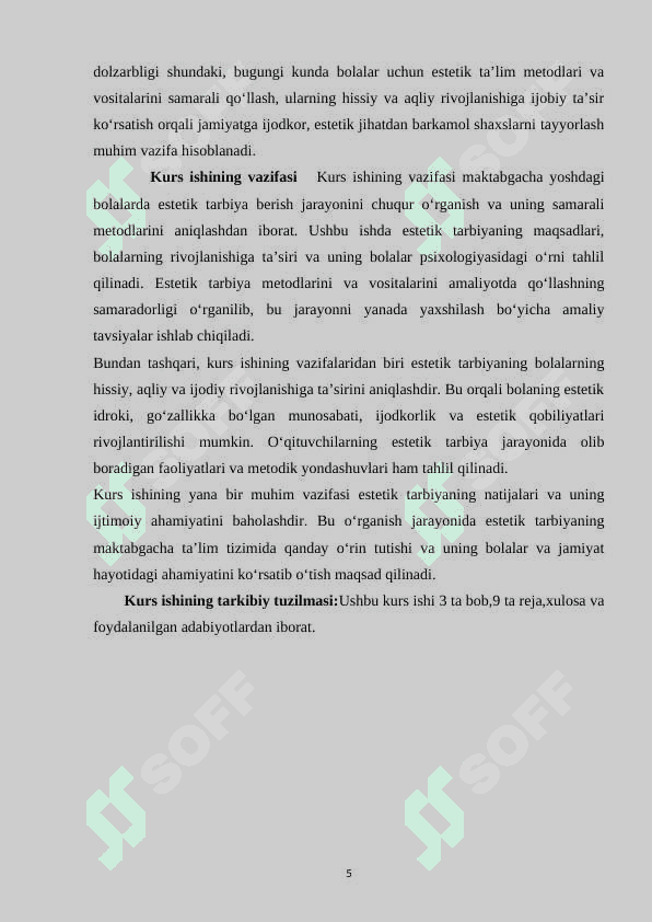 MAKTABGACHA YOSHDAGI BOLALARGA ESTETIK TARBIYA BERISH VAZIFALARI,METODLARI,VOSITALARI 4