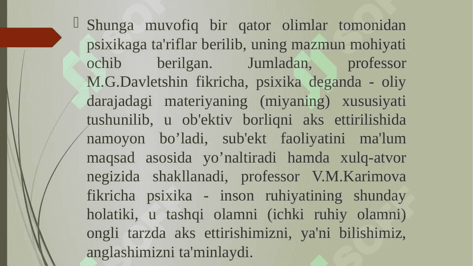 Umumiy psixologiya fanining maqsadi vazifalari va metodlari 4