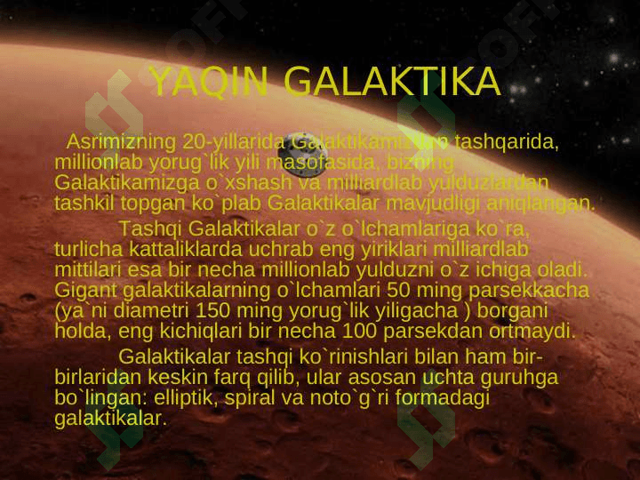 YAQIN GALAKTIKA 8