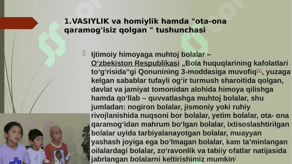 Ijtimoiy himoyaga muhtoj bolalar bilan ijtimoiy ish 3