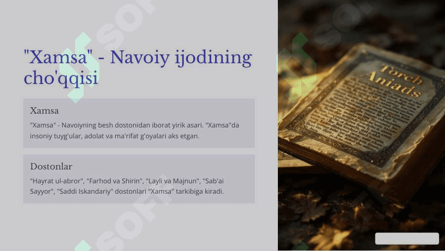 Alisher Navoiy: Hayoti va Ijodi 3