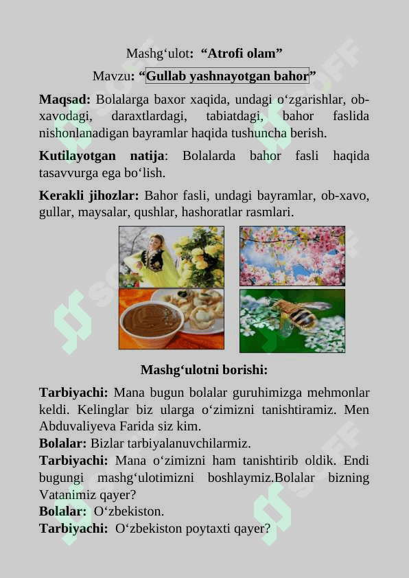 Gullab yashnayotgan bahor 2