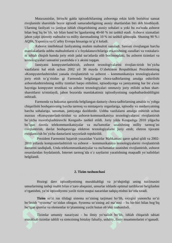 Qurilishda axborot tizimlari 7