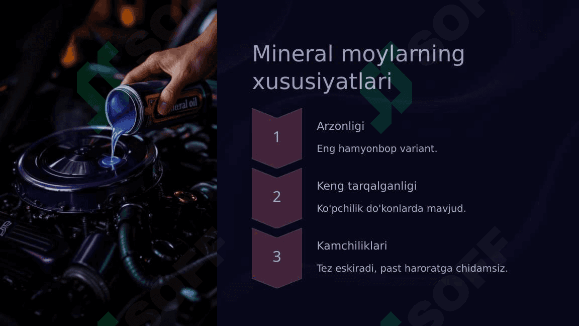 Motor moylarini tayyorlash va ishlatish 6