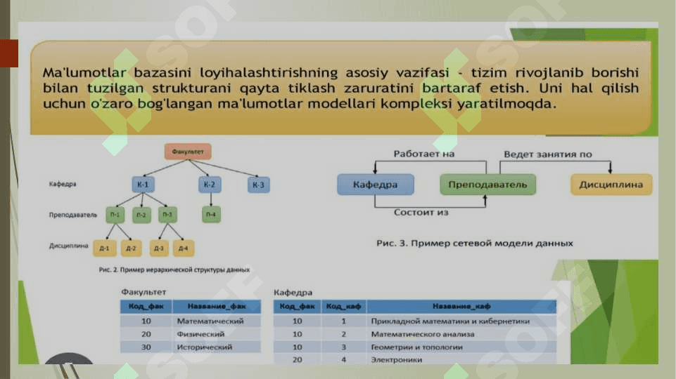 Mutaxassislikka oid ma’lumotlar bazasini tashkil qilish 8